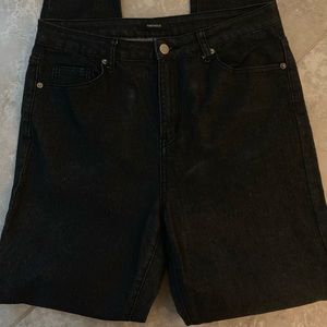 High-rise Black Skinny Jeans - Forever 21